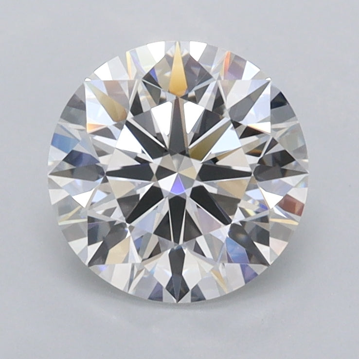 1.47 Carat Round Shaped, Ideal Cut, D Color, VVS1 Clarity, IGI Certified Lab Grown Diamond