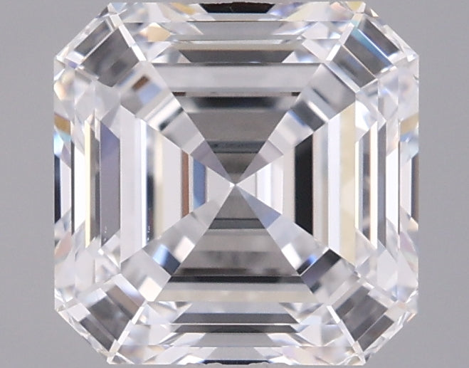 2.00 Carat Asscher Shaped, Ideal Cut, D Color, VVS1 Clarity, IGI Certified Lab Grown Diamond