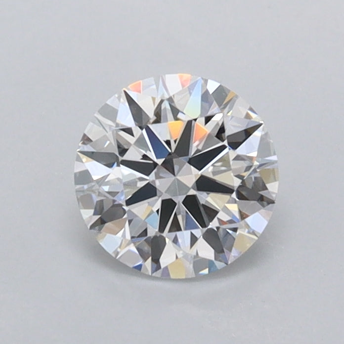 0.66 Carat Round Shaped, Ideal Cut, D Color, VVS2 Clarity, IGI Certified Lab Grown Diamond