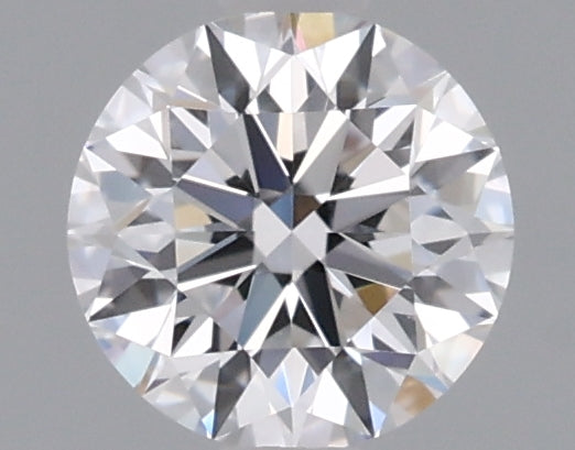 0.58 Carat Round Shaped, Excellent Cut, D Color, VVS2 Clarity, IGI Certified Lab Grown Diamond