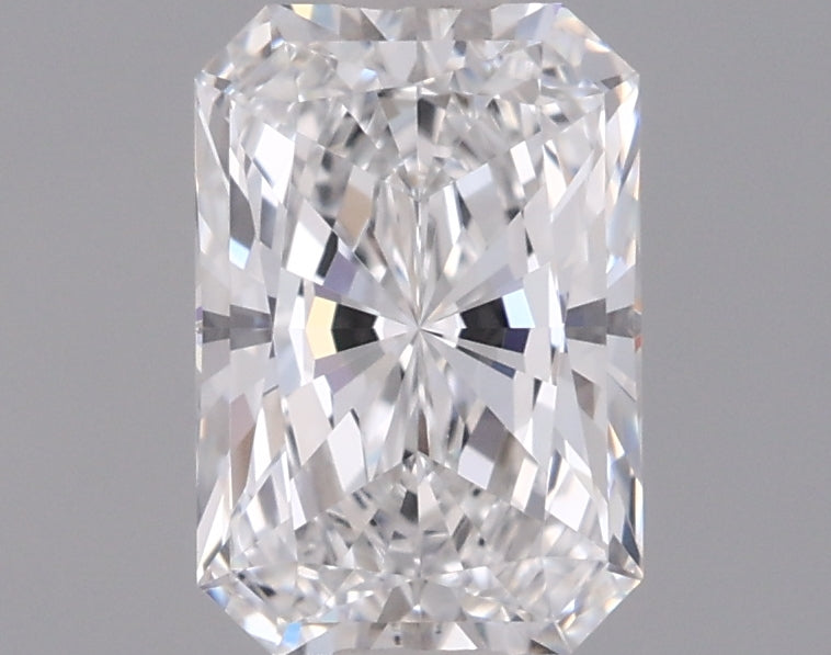 0.97 Carat Radiant Shaped, Ideal Cut, D Color, VVS1 Clarity, IGI Certified Lab Grown Diamond