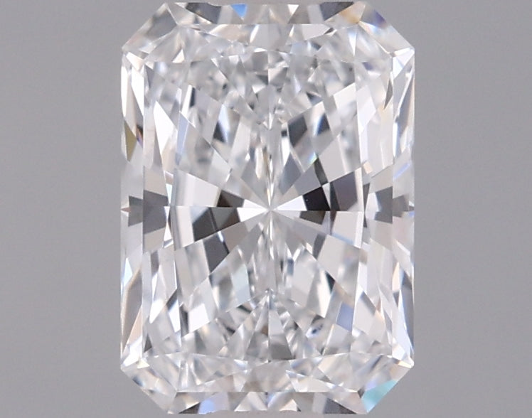 0.95 Carat Radiant Shaped, Ideal Cut, D Color, VVS1 Clarity, IGI Certified Lab Grown Diamond