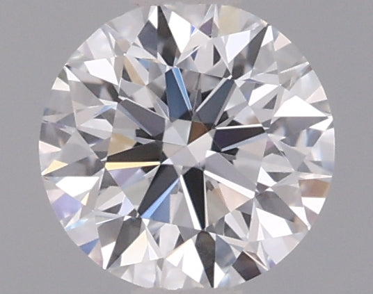 0.53 Carat Round Shaped, Excellent Cut, D Color, VVS2 Clarity, IGI Certified Lab Grown Diamond