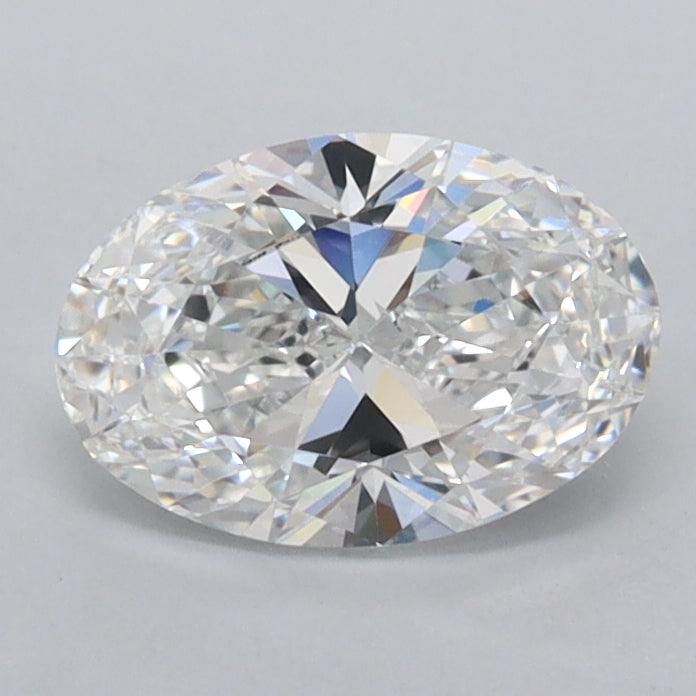 0.98 Carat Oval Shaped, Ideal Cut, E Color, VVS2 Clarity, IGI Certified Lab Grown Diamond