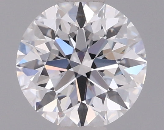 0.53 Carat Round Shaped, Excellent Cut, D Color, VVS2 Clarity, IGI Certified Lab Grown Diamond