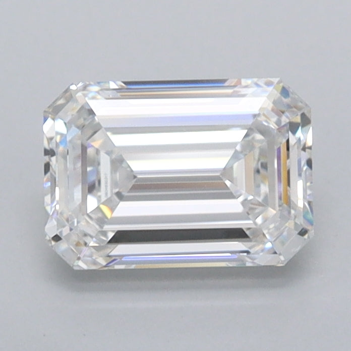 1.20 Carat Emerald Shaped, Ideal Cut, D Color, FL Clarity, IGI Certified Lab Grown Diamond