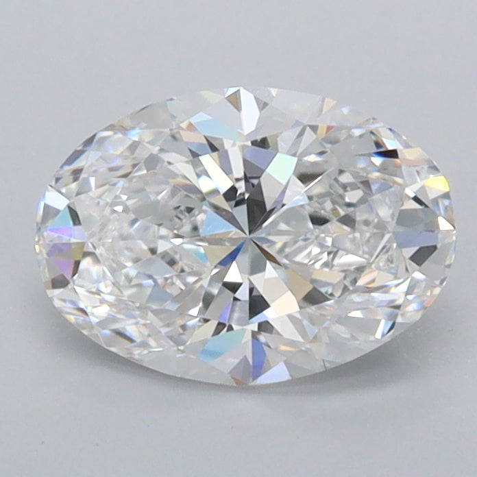 1.21 Carat Oval Shaped, Excellent Cut, D Color, FL Clarity, IGI Certified Lab Grown Diamond