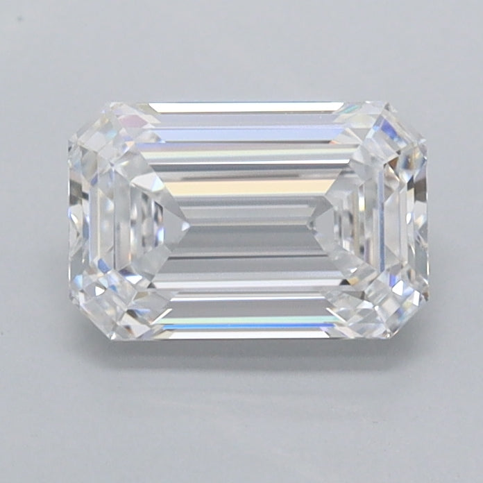 1.02 Carat Emerald Shaped, Ideal Cut, D Color, FL Clarity, IGI Certified Lab Grown Diamond