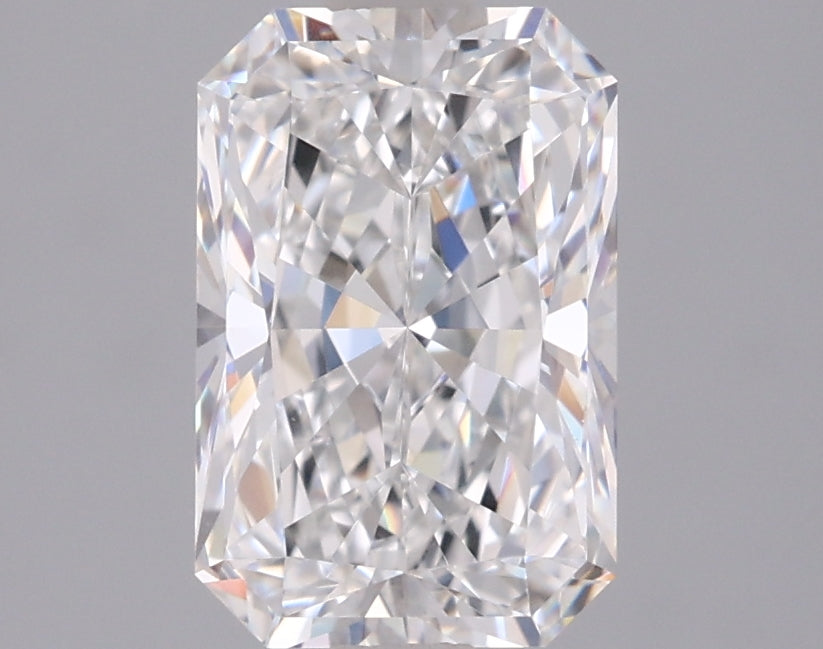 1.89 Carat Radiant Shaped, Excellent Cut, D Color, VVS1 Clarity, IGI Certified Lab Grown Diamond