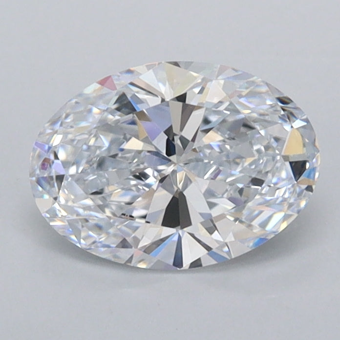 1.00 Carat Oval Shaped, Ideal Cut, E Color, FL Clarity, IGI Certified Lab Grown Diamond
