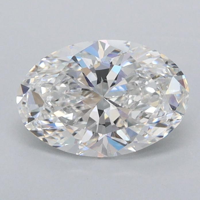 1.00 Carat Oval Shaped, Ideal Cut, E Color, FL Clarity, IGI Certified Lab Grown Diamond