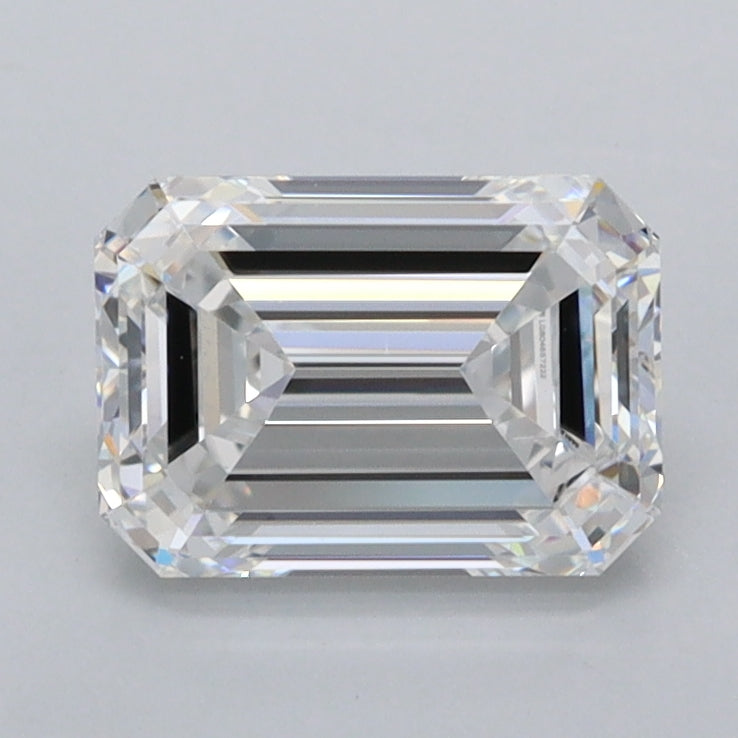 1.54 Carat Emerald Shaped, Ideal Cut, D Color, FL Clarity, IGI Certified Lab Grown Diamond