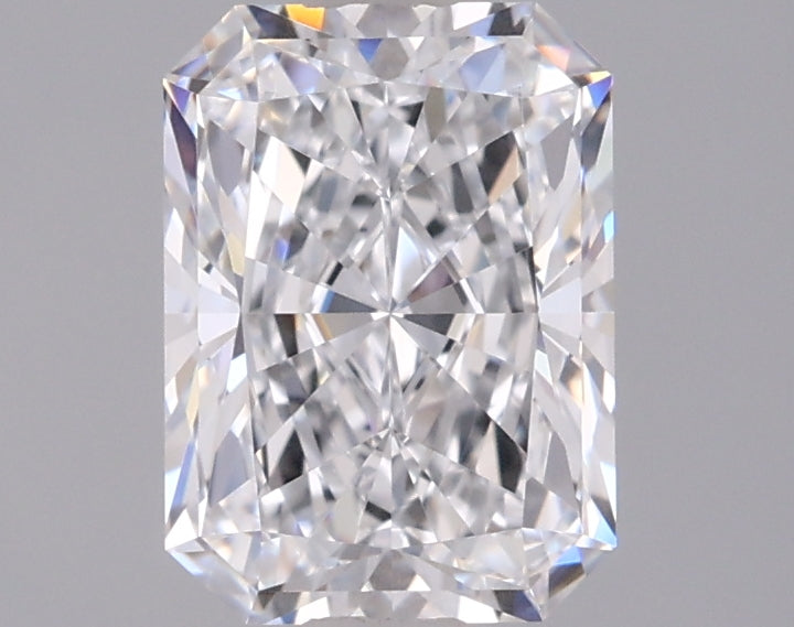 1.46 Carat Radiant Shaped, Ideal Cut, D Color, VVS2 Clarity, IGI Certified Lab Grown Diamond