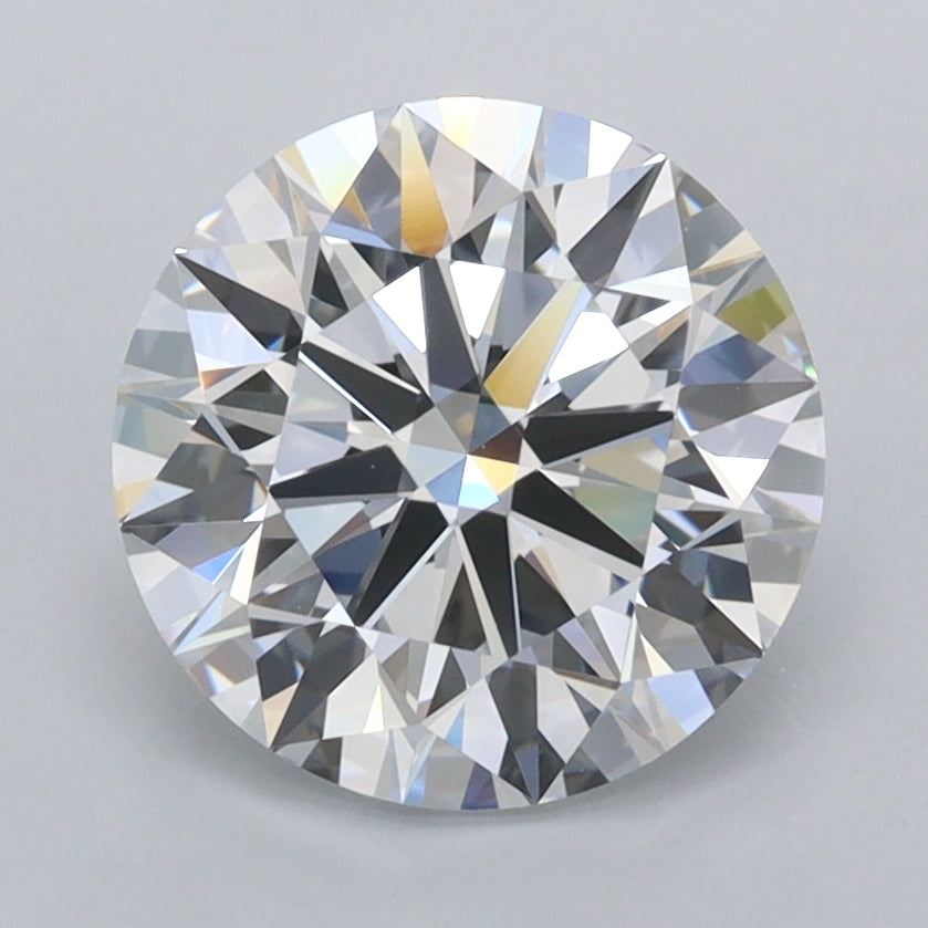 2.51 Carat Round Shaped, Ideal Cut, E Color, FL Clarity, IGI Certified Lab Grown Diamond