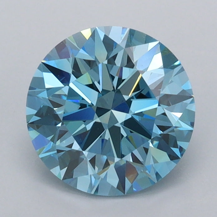1.54 Carat Round Shaped, Ideal Cut, VVS2 Clarity, IGI Certified Lab Grown Diamond