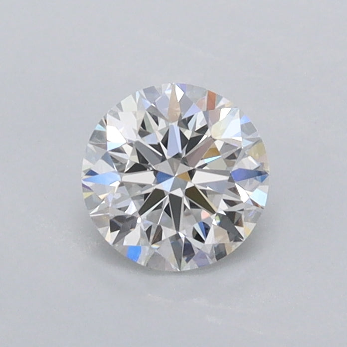 0.52 Carat Round Shaped, Excellent Cut, D Color, VVS2 Clarity, IGI Certified Lab Grown Diamond