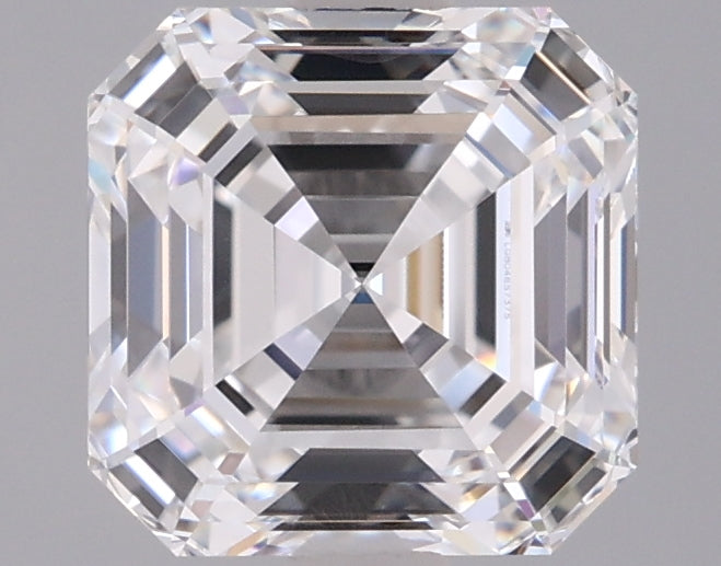 2.06 Carat Asscher Shaped, Ideal Cut, D Color, VVS1 Clarity, IGI Certified Lab Grown Diamond