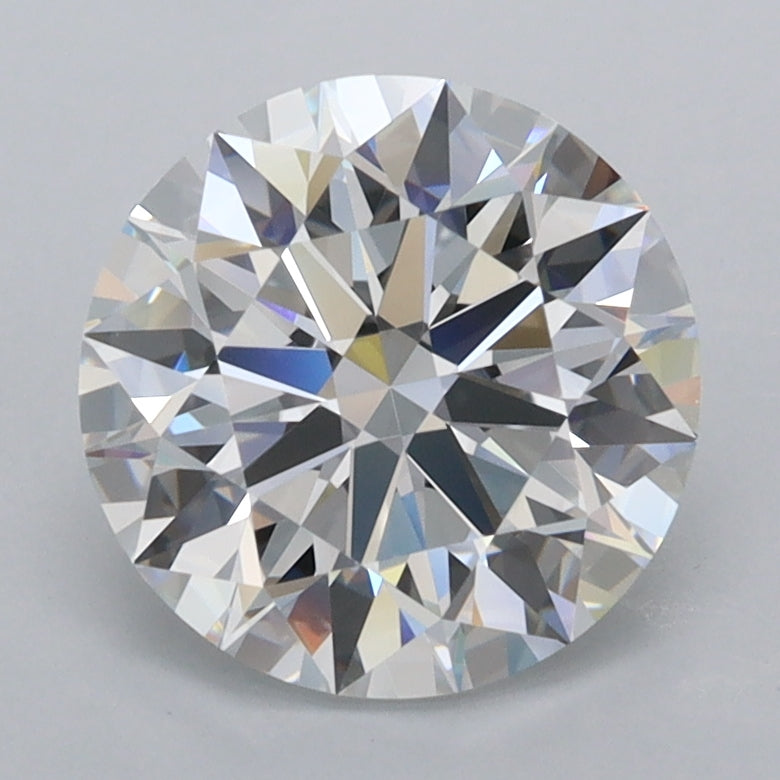2.28 Carat Round Shaped, Ideal Cut, D Color, FL Clarity, IGI Certified Lab Grown Diamond