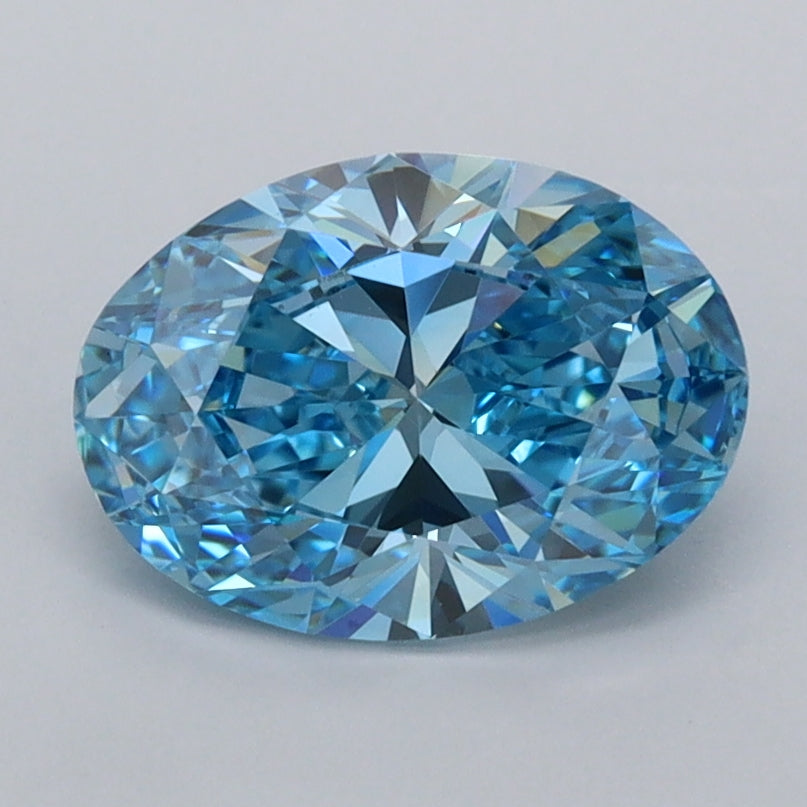 1.51 Carat Oval Shaped, Ideal Cut, VVS1 Clarity, IGI Certified Lab Grown Diamond