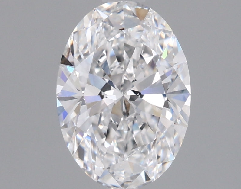 0.99 Carat Oval Shaped, Ideal Cut, D Color, VVS2 Clarity, IGI Certified Lab Grown Diamond