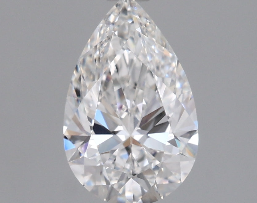 0.98 Carat Pear Shaped, Ideal Cut, D Color, VVS1 Clarity, IGI Certified Lab Grown Diamond