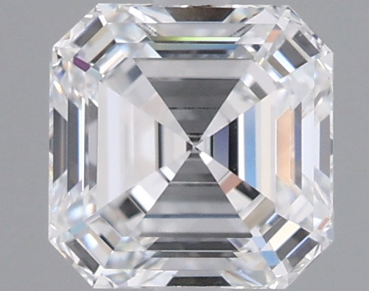 1.03 Carat Asscher Shaped, Ideal Cut, E Color, VVS1 Clarity, IGI Certified Lab Grown Diamond