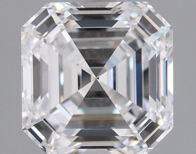 1.75 Carat Asscher Shaped, Ideal Cut, D Color, VVS1 Clarity, IGI Certified Lab Grown Diamond