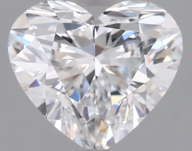 1.51 Carat Heart Shaped, Ideal Cut, D Color, VVS2 Clarity, IGI Certified Lab Grown Diamond