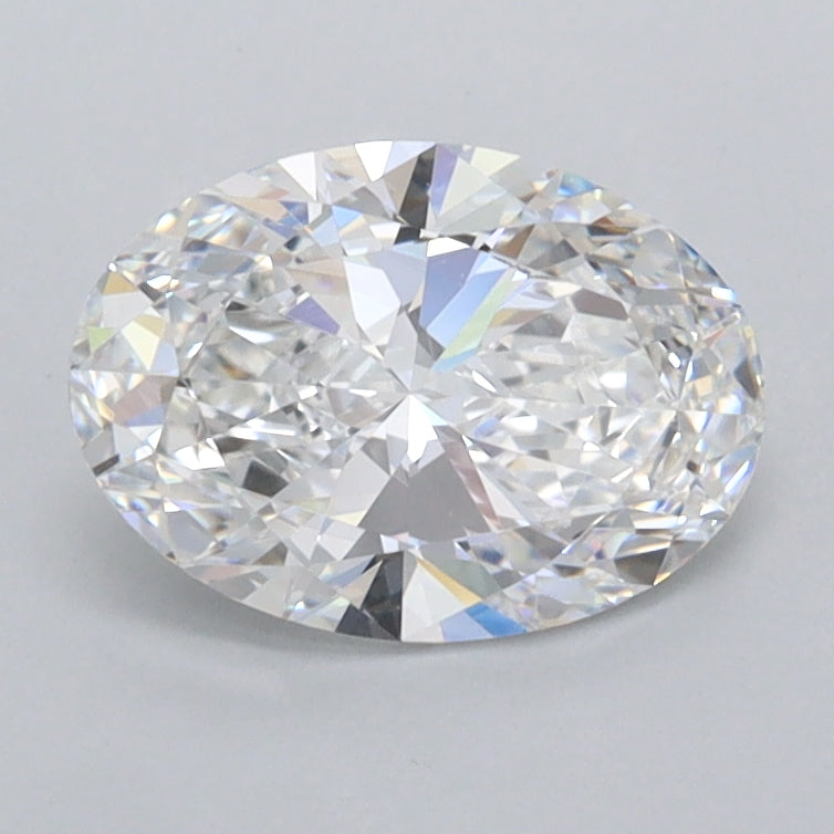 1.21 Carat Oval Shaped, Ideal Cut, D Color, FL Clarity, IGI Certified Lab Grown Diamond