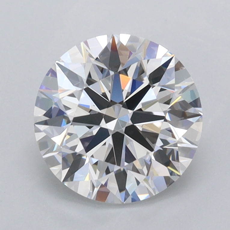 1.70 Carat Round Shaped, Excellent Cut, D Color, VVS1 Clarity, IGI Certified Lab Grown Diamond