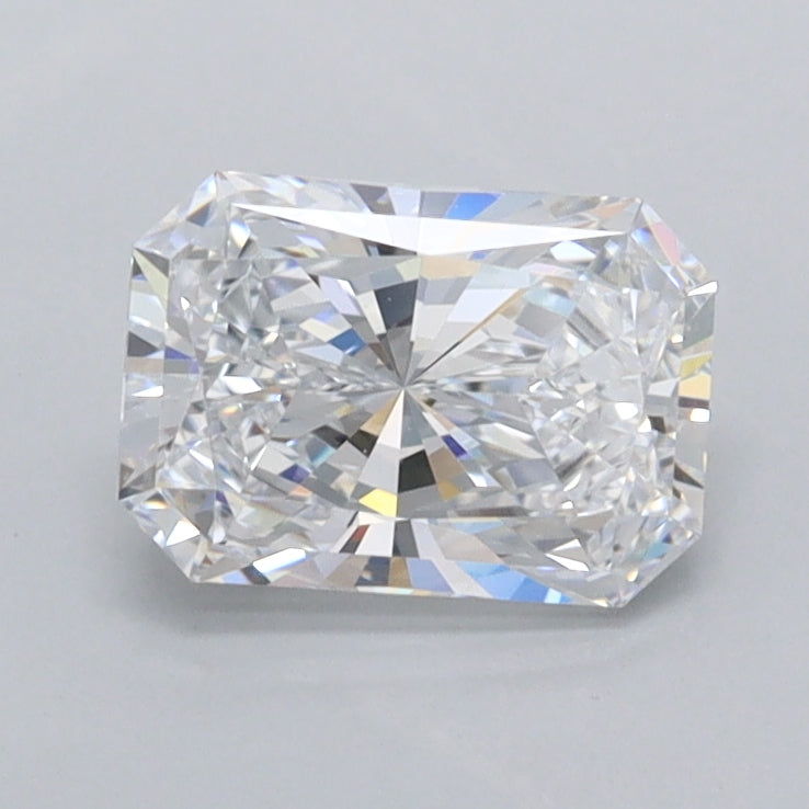 1.04 Carat Radiant Shaped, Ideal Cut, D Color, FL Clarity, IGI Certified Lab Grown Diamond
