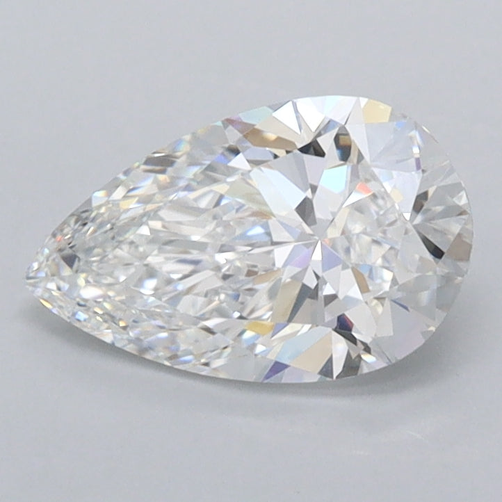 1.01 Carat Pear Shaped, Ideal Cut, D Color, FL Clarity, IGI Certified Lab Grown Diamond