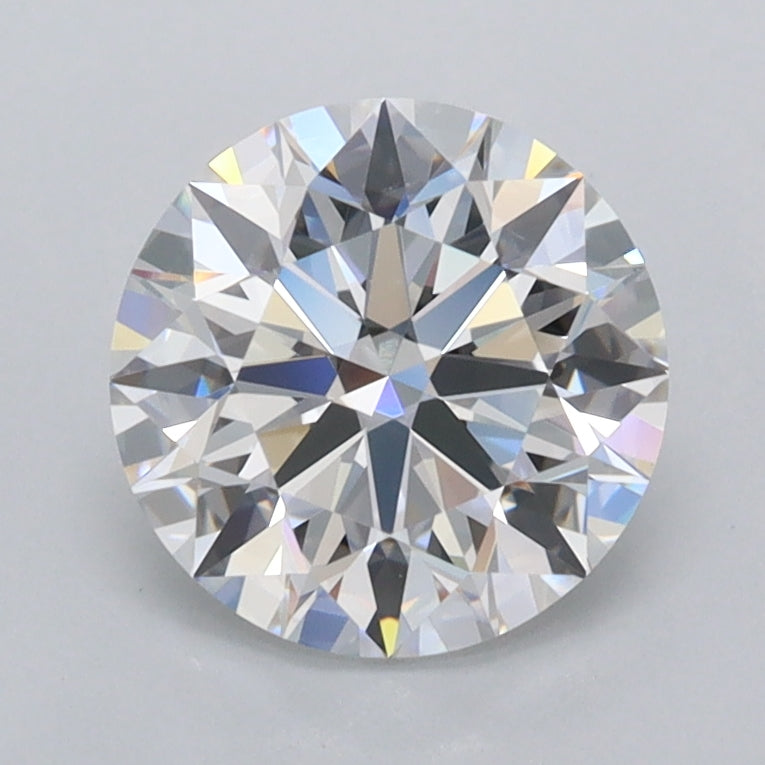 1.67 Carat Round Shaped, Ideal Cut, D Color, VVS1 Clarity, IGI Certified Lab Grown Diamond