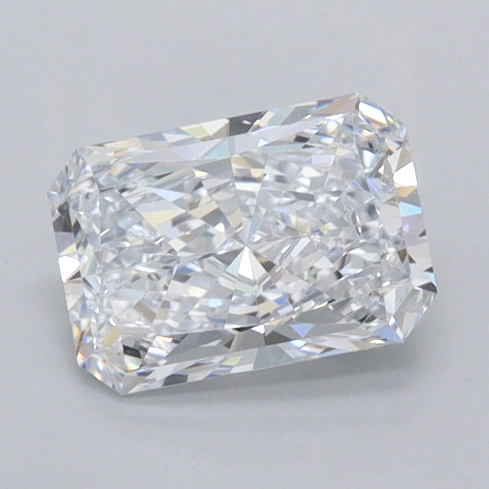 1.01 Carat Radiant Shaped, Ideal Cut, D Color, FL Clarity, IGI Certified Lab Grown Diamond