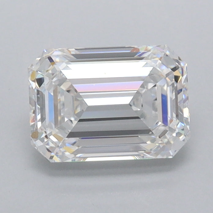 1.18 Carat Emerald Shaped, Ideal Cut, D Color, FL Clarity, IGI Certified Lab Grown Diamond