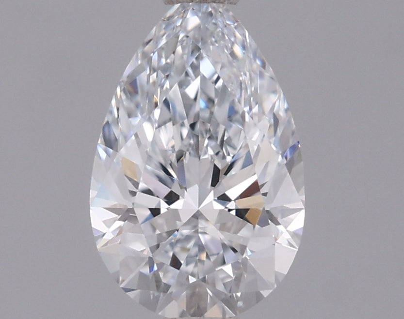 0.92 Carat Pear Shaped, Ideal Cut, F Color, VVS1 Clarity, IGI Certified Lab Grown Diamond