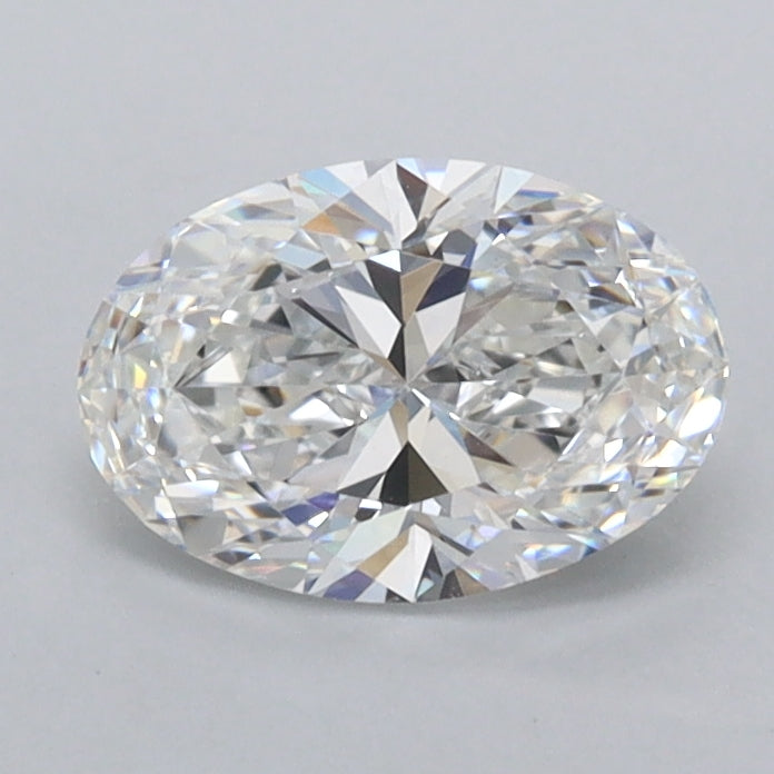 0.92 Carat Oval Shaped, Ideal Cut, E Color, VVS2 Clarity, IGI Certified Lab Grown Diamond