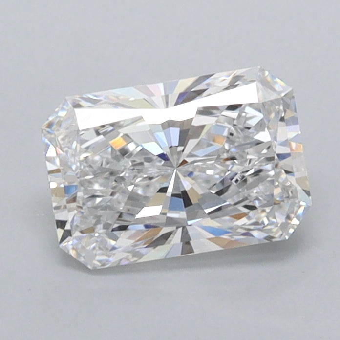 0.98 Carat Radiant Shaped, Ideal Cut, D Color, VS1 Clarity, IGI Certified Lab Grown Diamond