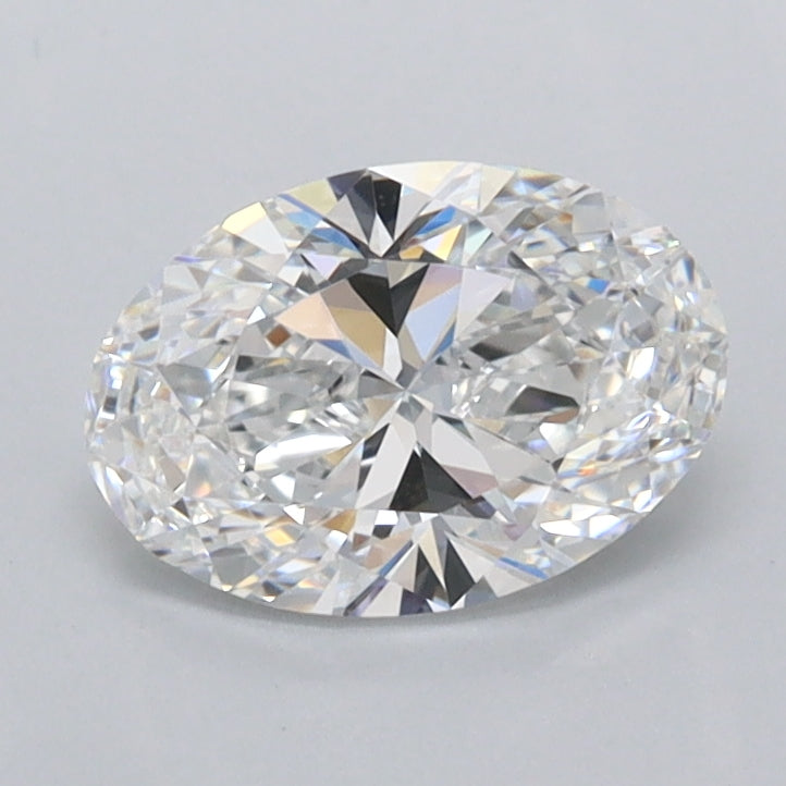 0.97 Carat Oval Shaped, Ideal Cut, D Color, VVS1 Clarity, IGI Certified Lab Grown Diamond