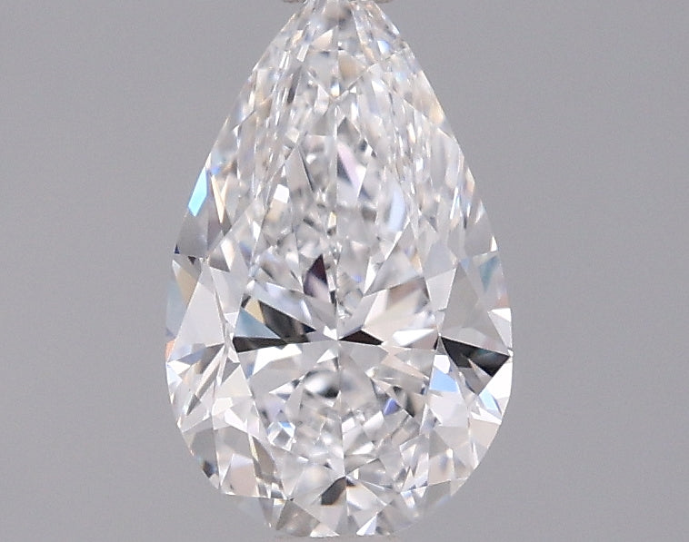0.92 Carat Pear Shaped, Ideal Cut, D Color, VVS1 Clarity, IGI Certified Lab Grown Diamond