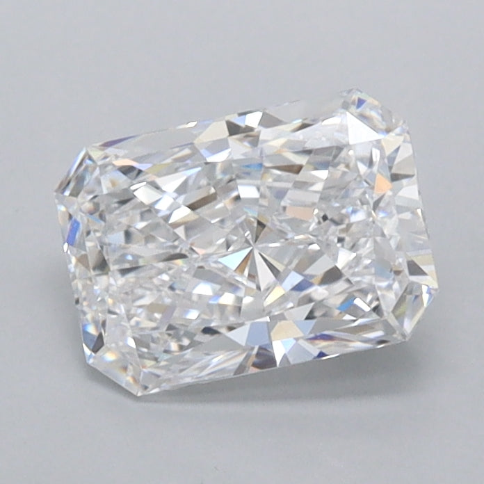 0.96 Carat Radiant Shaped, Ideal Cut, D Color, IF Clarity, IGI Certified Lab Grown Diamond
