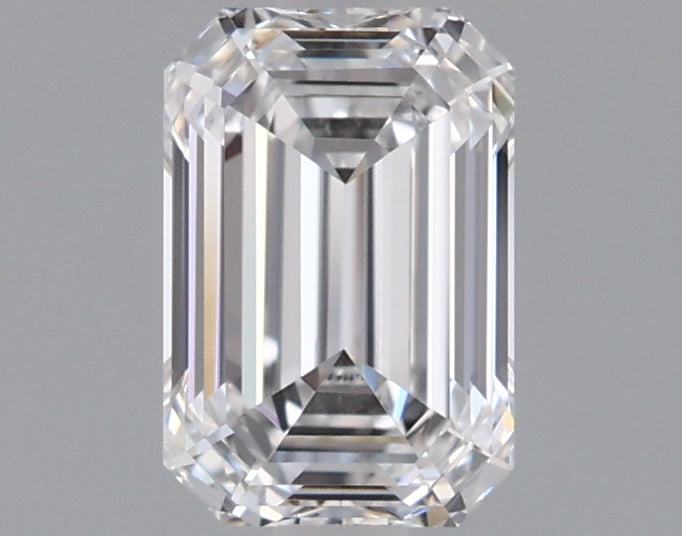 0.97 Carat Emerald Shaped, Ideal Cut, D Color, VVS1 Clarity, IGI Certified Lab Grown Diamond