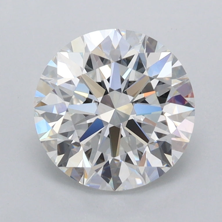 1.68 Carat Round Shaped, Ideal Cut, D Color, FL Clarity, IGI Certified Lab Grown Diamond