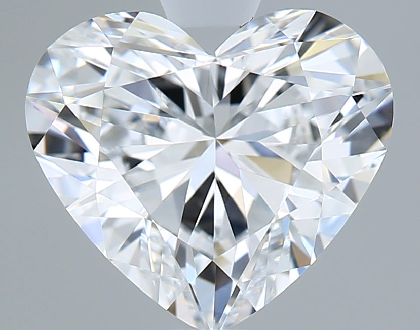 1.54 Carat Heart Shaped, Excellent Cut, D Color, VVS1 Clarity, IGI Certified Lab Grown Diamond