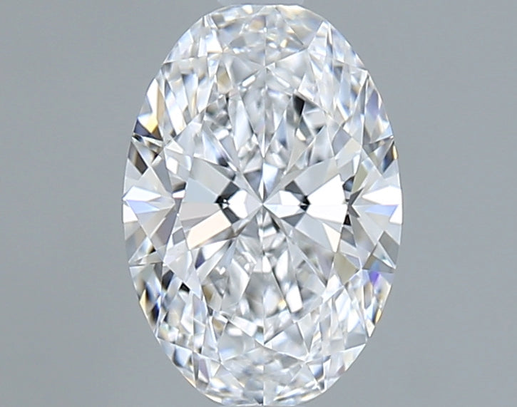 1.08 Carat Oval Shaped, Ideal Cut, D Color, VVS1 Clarity, IGI Certified Lab Grown Diamond