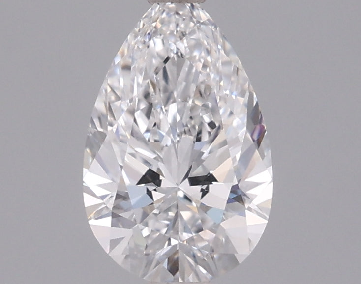 1.00 Carat Pear Shaped, Ideal Cut, D Color, VVS2 Clarity, IGI Certified Lab Grown Diamond
