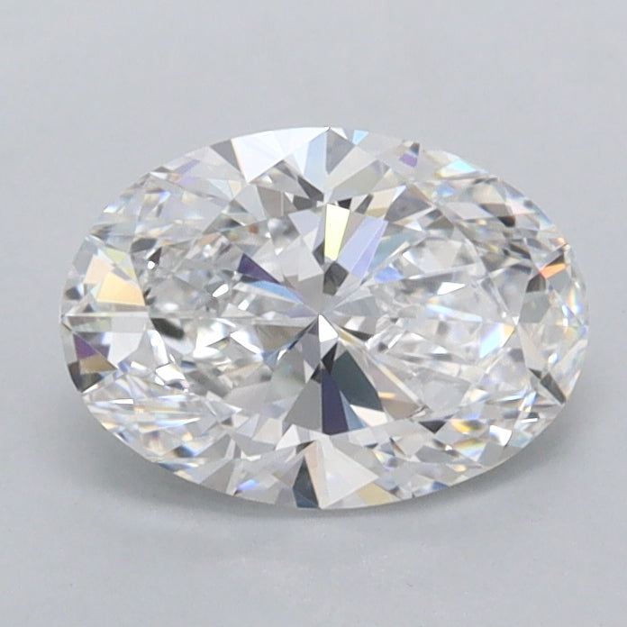 1.05 Carat Oval Shaped, Ideal Cut, D Color, FL Clarity, IGI Certified Lab Grown Diamond