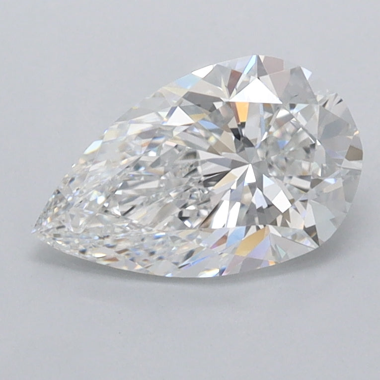 1.16 Carat Pear Shaped, Excellent Cut, D Color, FL Clarity, IGI Certified Lab Grown Diamond
