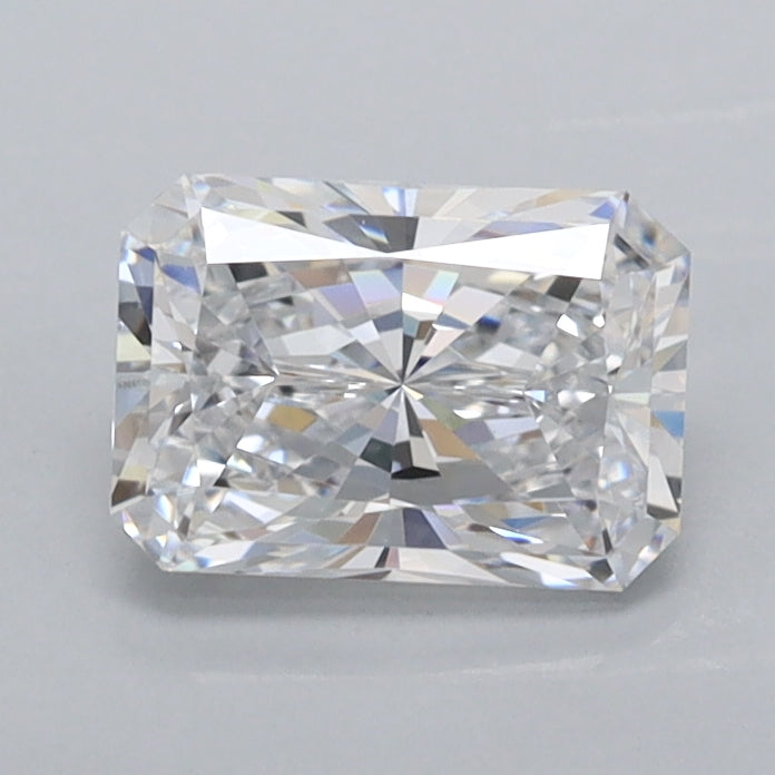 1.00 Carat Radiant Shaped, Ideal Cut, D Color, FL Clarity, IGI Certified Lab Grown Diamond