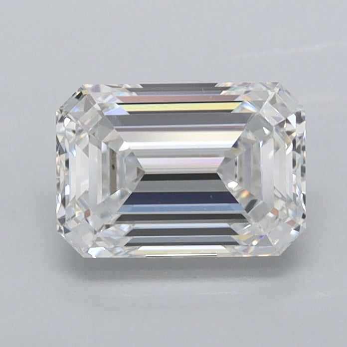 1.05 Carat Emerald Shaped, Ideal Cut, E Color, FL Clarity, IGI Certified Lab Grown Diamond